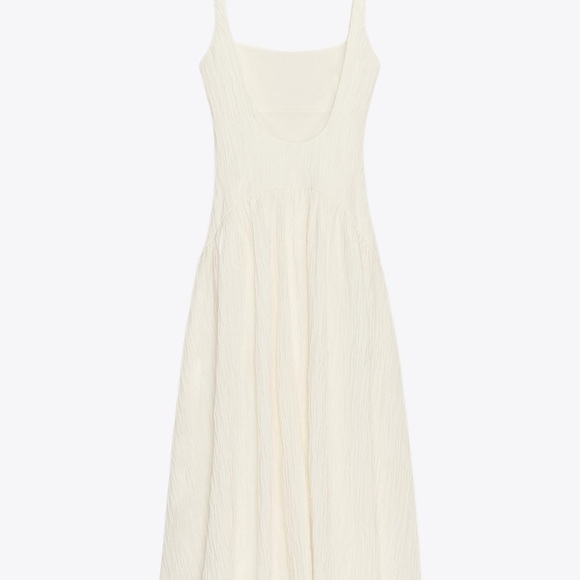 Zara Cream Backless Dress - Picture 5 of 11